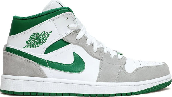 Air Jordan 1 Mid SE Grey Pine Green