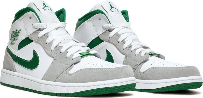 Air Jordan 1 Mid SE Grey Pine Green