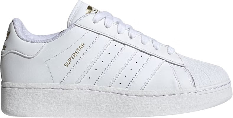 Adidas Superstar White Gold Metallic
