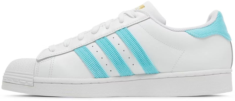 Adidas Superstar White Pulse Aqua