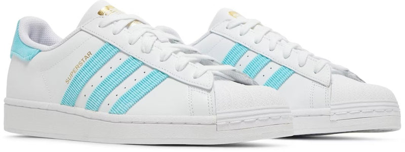 Adidas Superstar White Pulse Aqua