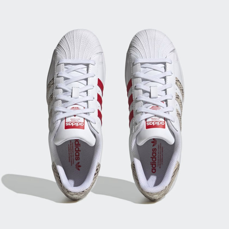 Adidas Superstar White Snakeskin