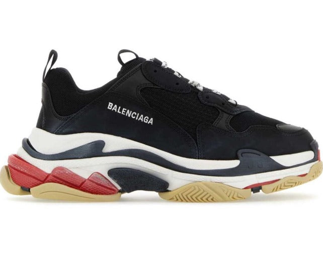 Balenciaga Triple S Preto/Vermelho