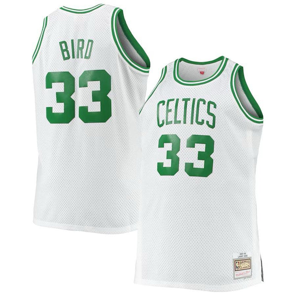 Regata NBA Celtics Larry Bird Mitchell & Ness Branca