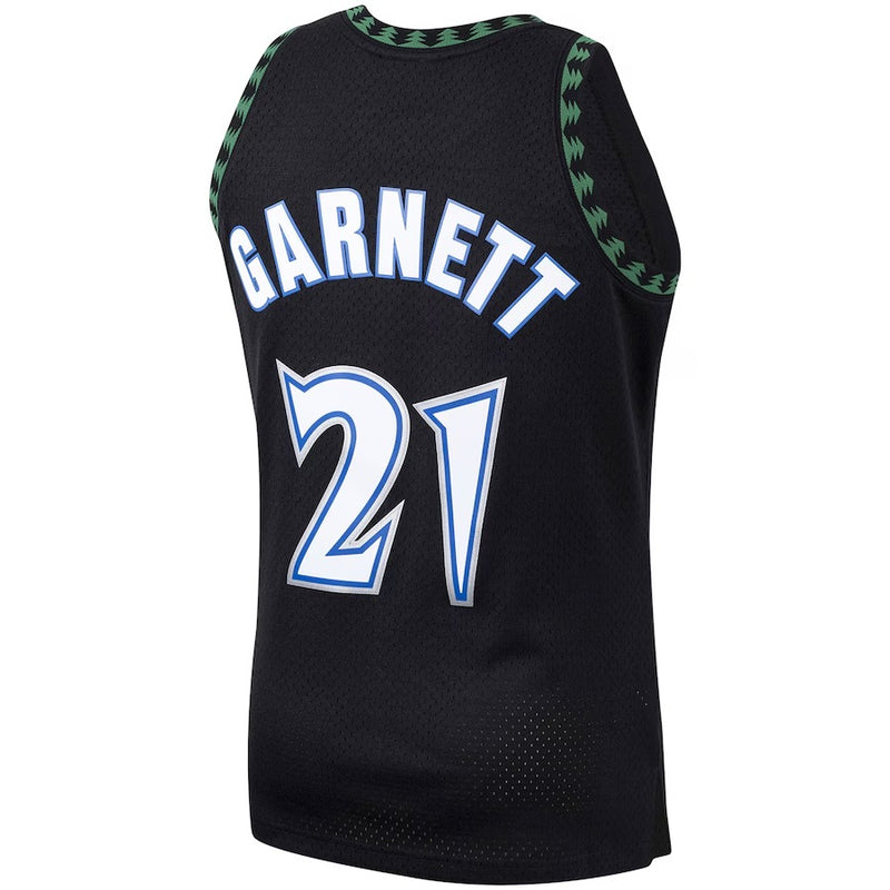 Regata NBA Mitchell & Ness - Kevin Garnett Black Minnesota Timberwolves
