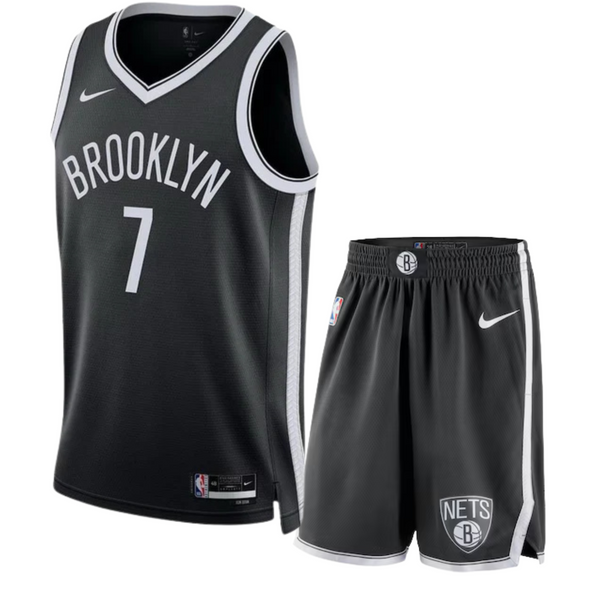 Conjunto NBA Brooklyn Nets Preto