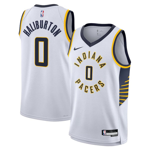 Regata NBA Indiana Pacers Haliburton Branca