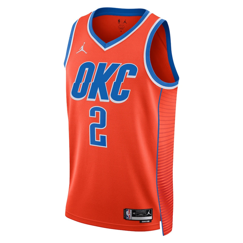 Regata NBA Oklahoma City Thunder Shai Gilgeous-Alexander Orange