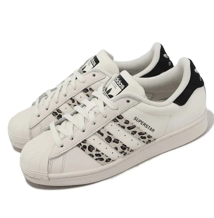 Adidas Superstar Off White Black Leopard