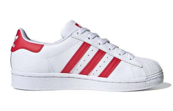 Adidas Superstar Branco e Vermelho